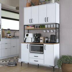 Bufet Mirage Meble JE169 (White/Walnut) Thumb