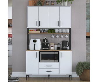 Bucatarie Mirage Meble JE169 (White/Walnut)