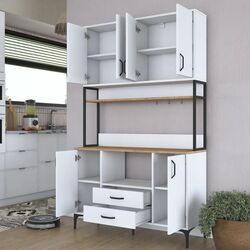 Bufet Mirage Meble JE169 (White/Walnut) Thumb
