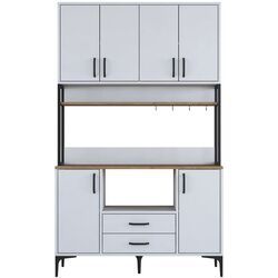 Bufet Mirage Meble JE169 (White/Walnut) Thumb