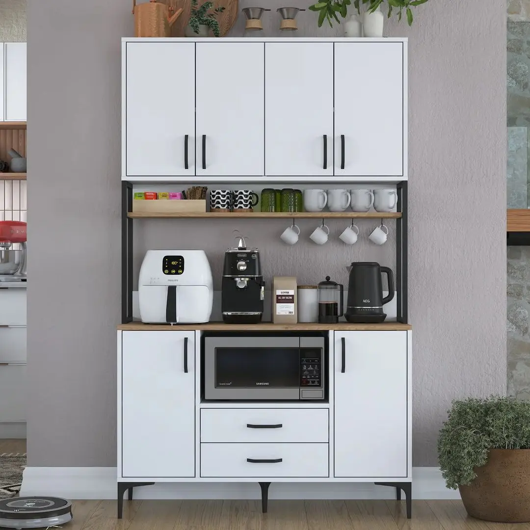 Bufet Mirage Meble JE169 (White/Walnut)