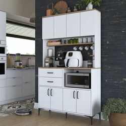 Bufet Mirage Meble JE179 (White/Walnut) Thumb