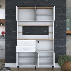 Bufet Mirage Meble JE179 (White/Walnut) Thumb