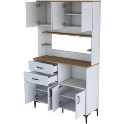 Bufet Mirage Meble JE179 (White/Walnut) Thumb