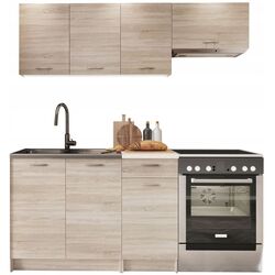 Кухня Mirjan24 Elena/Mela 1.2/1.8 (Sonoma Oak/Petra Beige) Thumb