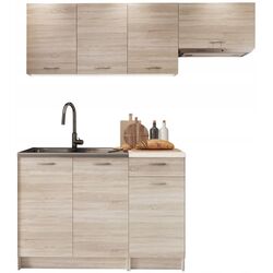 Bucatarie Mirjan24 Elena/Mela 1.2/1.8 (Sonoma Oak/Petra Beige)