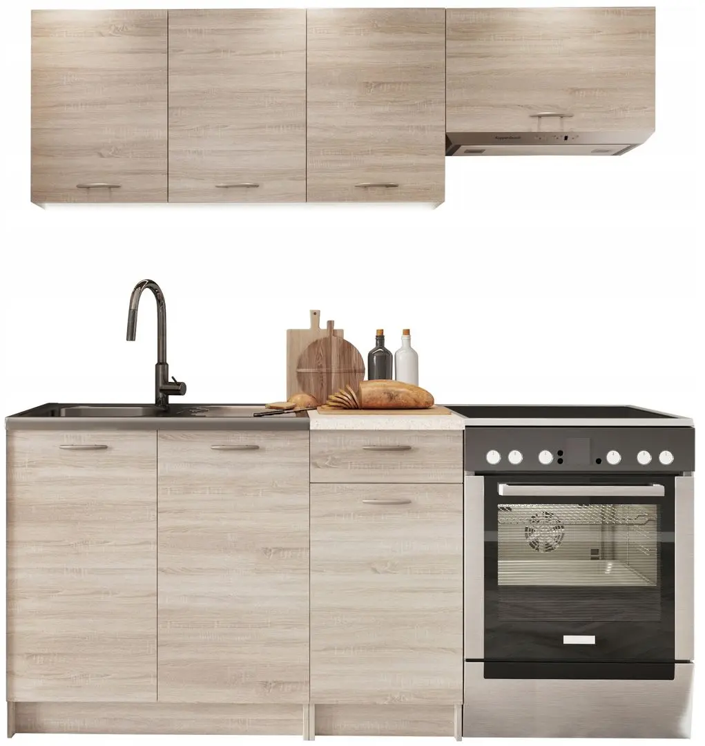 Кухня Mirjan24 Elena/Mela 1.2/1.8 (Sonoma Oak/Petra Beige) - 2
