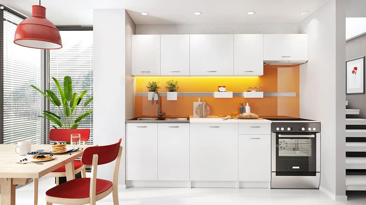 Кухня Mirjan24 Elena/Mela 1.2/1.8 (White/Petra Beige) - 3