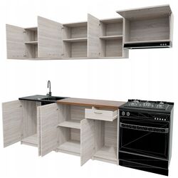 Кухня Mirjan24 Elena/Mela 1.8/2.4 (White/Petra Beige) Thumb