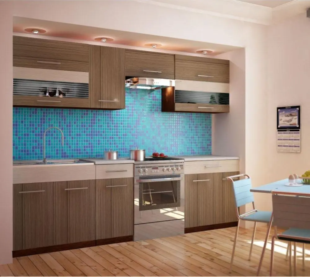 Bucatarie Mobhaus Jura New I ZS 2.6m (Dark Rigolletto/Light Rigolletto/Wenge)