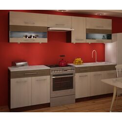 Bucatarie Mobhaus Jura New IA 2.6m (Light Rigolletto/Dark Rigolletto/Wenge)