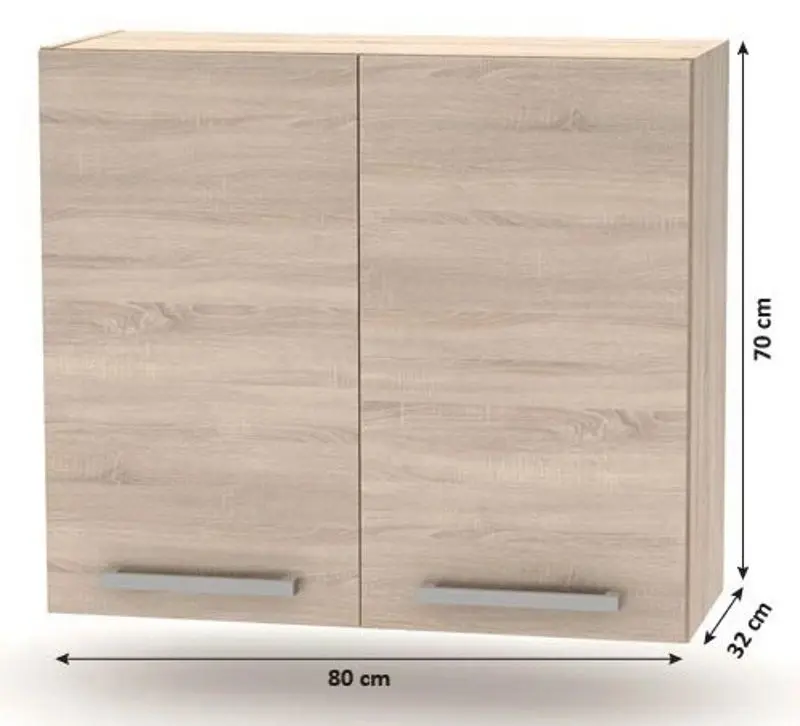 Bucatarie modulara Mobhaus Nova Plus (Sonoma Oak)