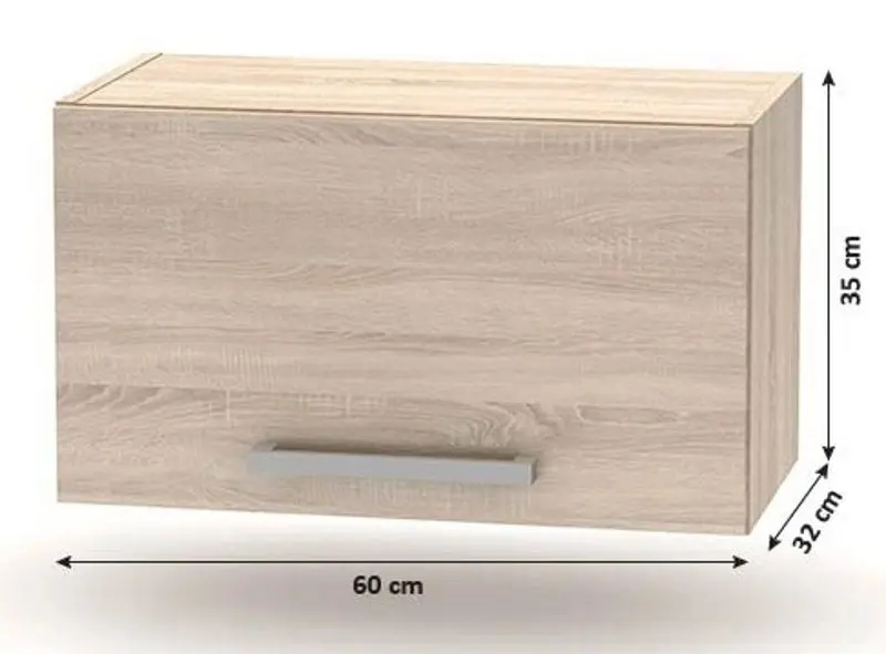 Bucatarie modulara Mobhaus Nova Plus (Sonoma Oak)