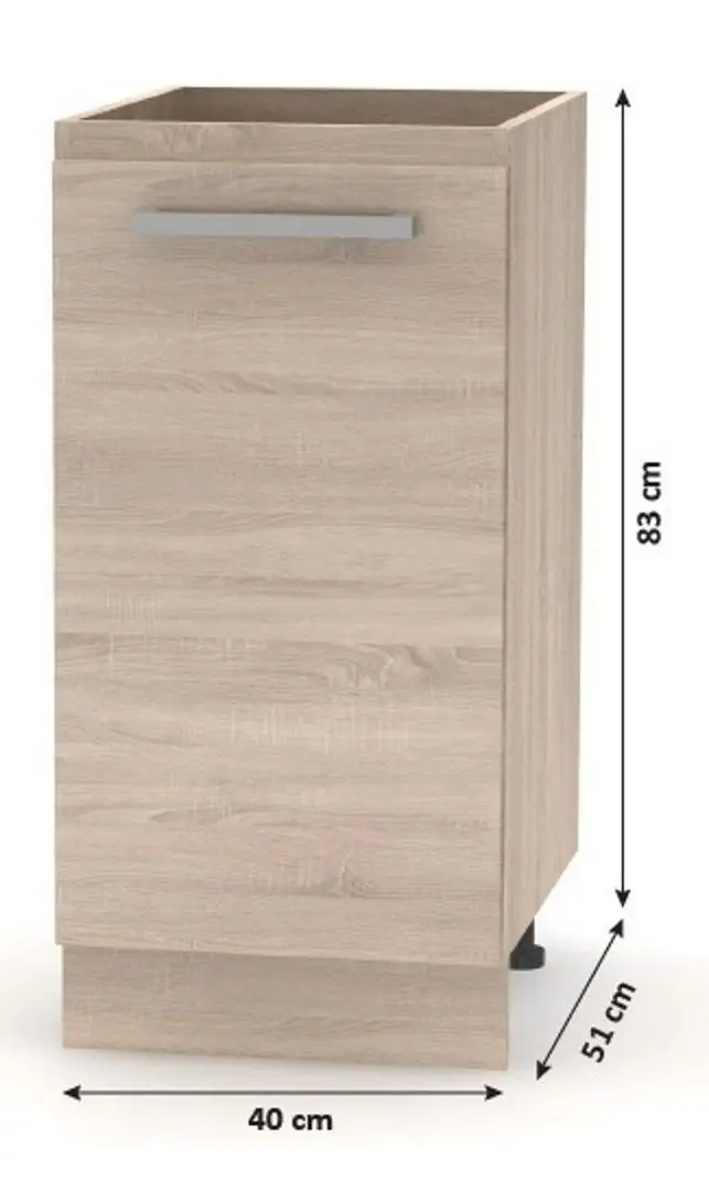 Модульная кухня Mobhaus Nova Plus (Sonoma Oak/White)