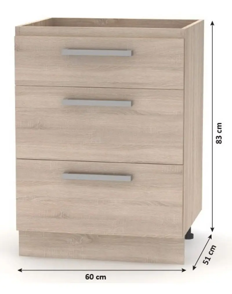 Модульная кухня Mobhaus Nova Plus (Sonoma Oak/White)