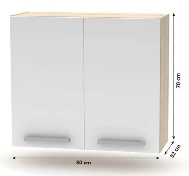 Модульная кухня Mobhaus Nova Plus (Sonoma Oak/White)