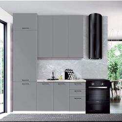 Кухня Modern Bono H110 1.8m (White/Slate Gray)