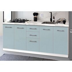 Bucatarie Modern Bono H110 2.0m (White/Blue) Thumb