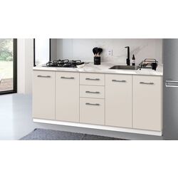 Кухня Modern Bono H110 2.0m (White/Cashmere) Thumb