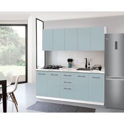 Bucatarie Modern Bono H68 2.0m (White/Blue)