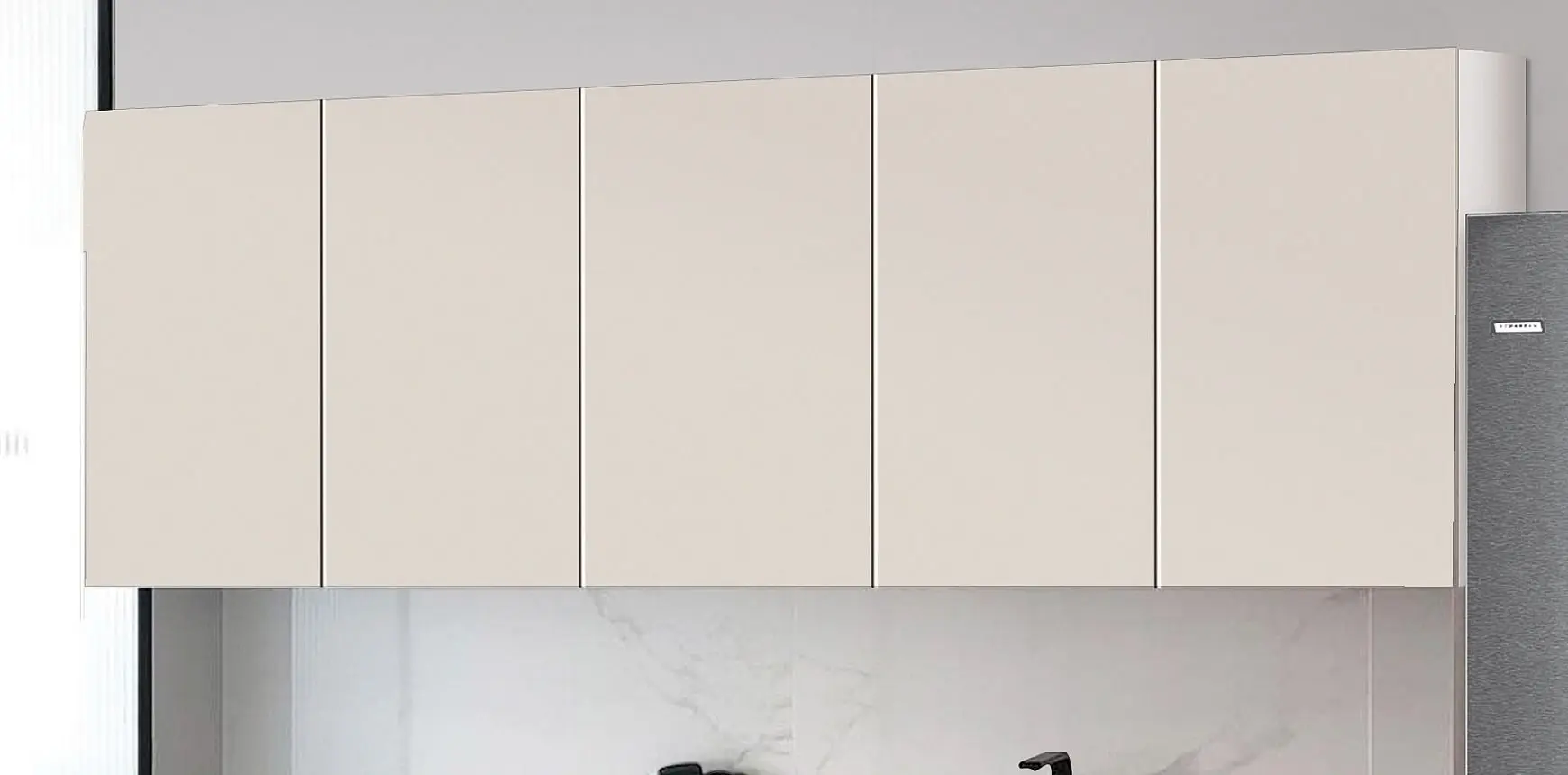 Кухня Modern Bono H68 2.0m (White/Cashmere)