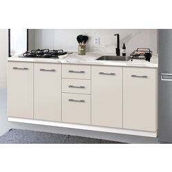 Кухня Modern Bono H68 2.0m (White/Cashmere) Thumb