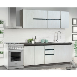 Кухня Modern Komfi 2.0m (Iron stone/Silk Stone)