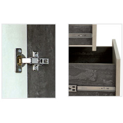 Кухня Modern Komfi 2.6m (Iron stone/Silk Stone) Thumb