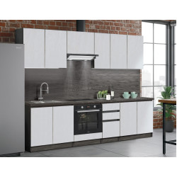 Кухня Modern Komfi 2.6m (Iron stone/Silk Stone)