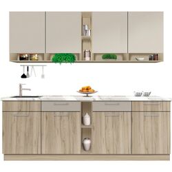 Кухня Modern Monro 2.6m (Grey Craft Oak/Cashmere) Thumb