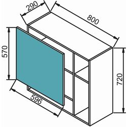 Кухня Modern Monro 2.6m (Grey Craft Oak/Cashmere) Thumb