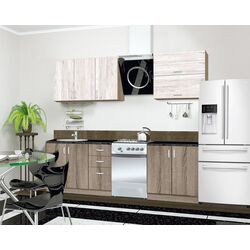 Bucatarie Modern Paola 2.0m (Vintage Oak/Craft Oak White)