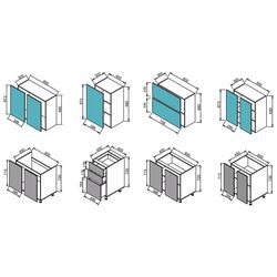 Кухня Modern Paola 2.6m (Vintage Oak/Craft Oak White) Thumb