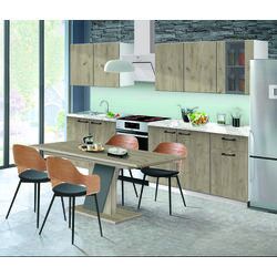 Bucatarie Modern Stella 2.0m (White/Craft Oak Grey)