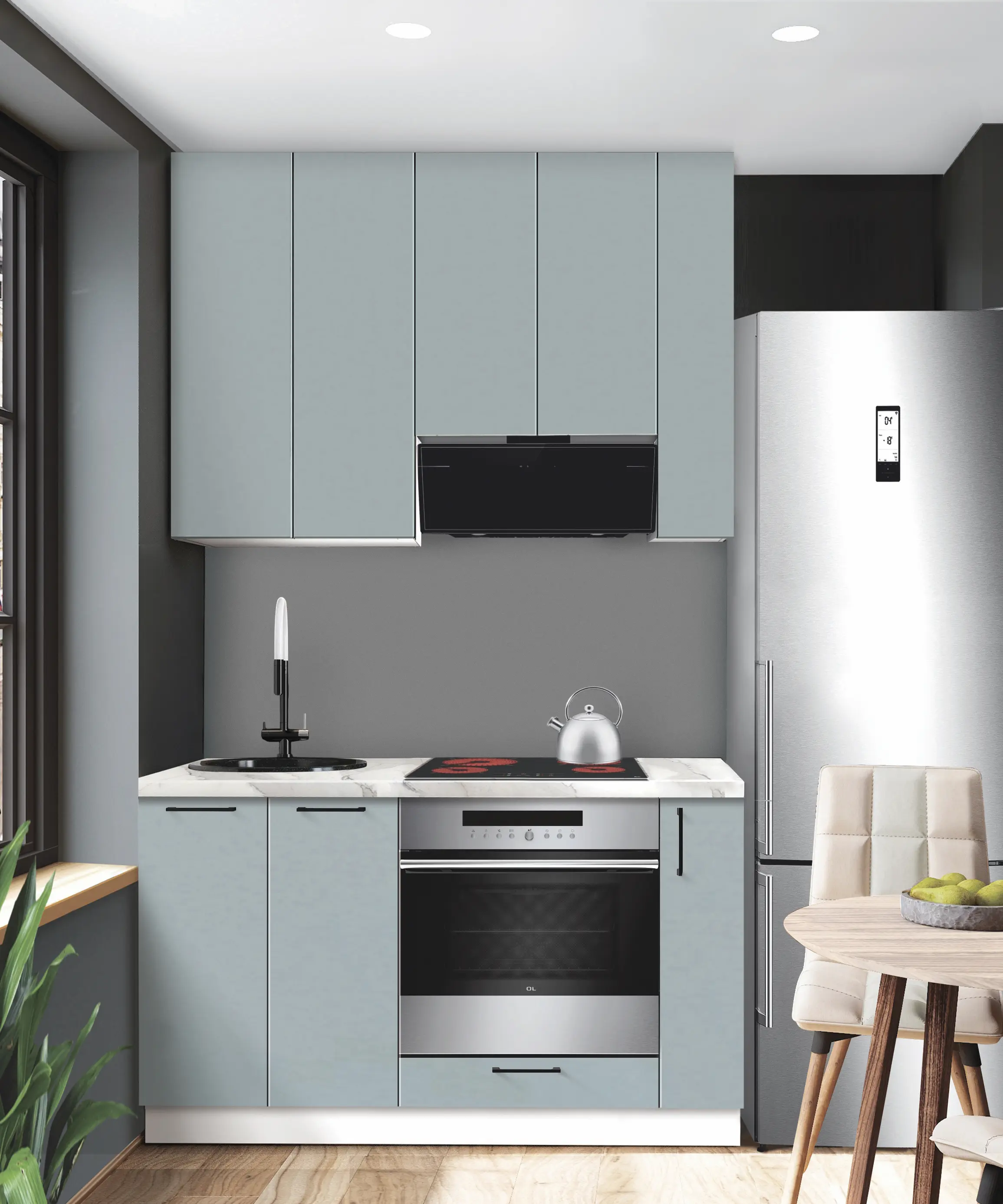 Bucatarie modulara Modern Bono 1 H110 1.4m