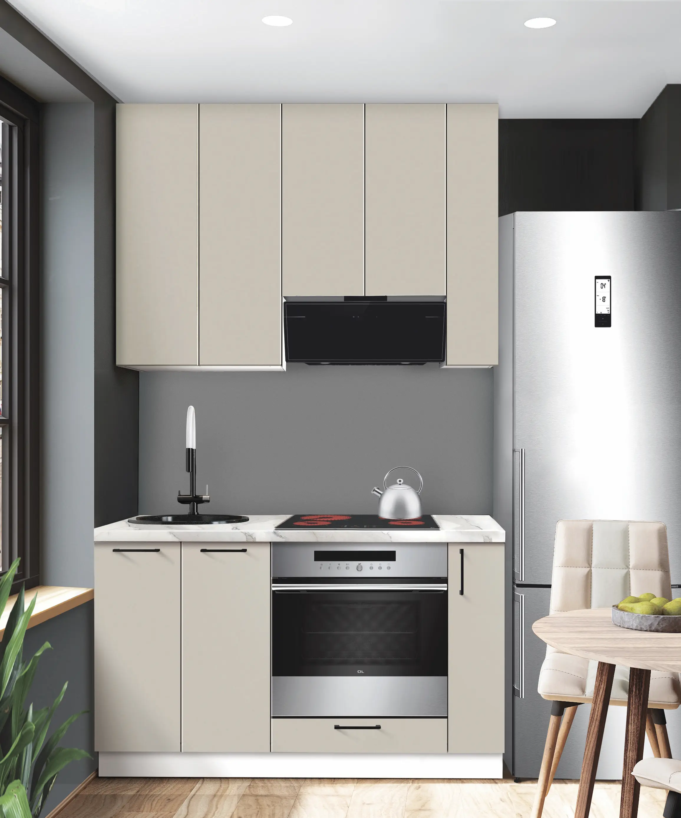 Bucatarie modulara Modern Bono 1 H110 1.4m