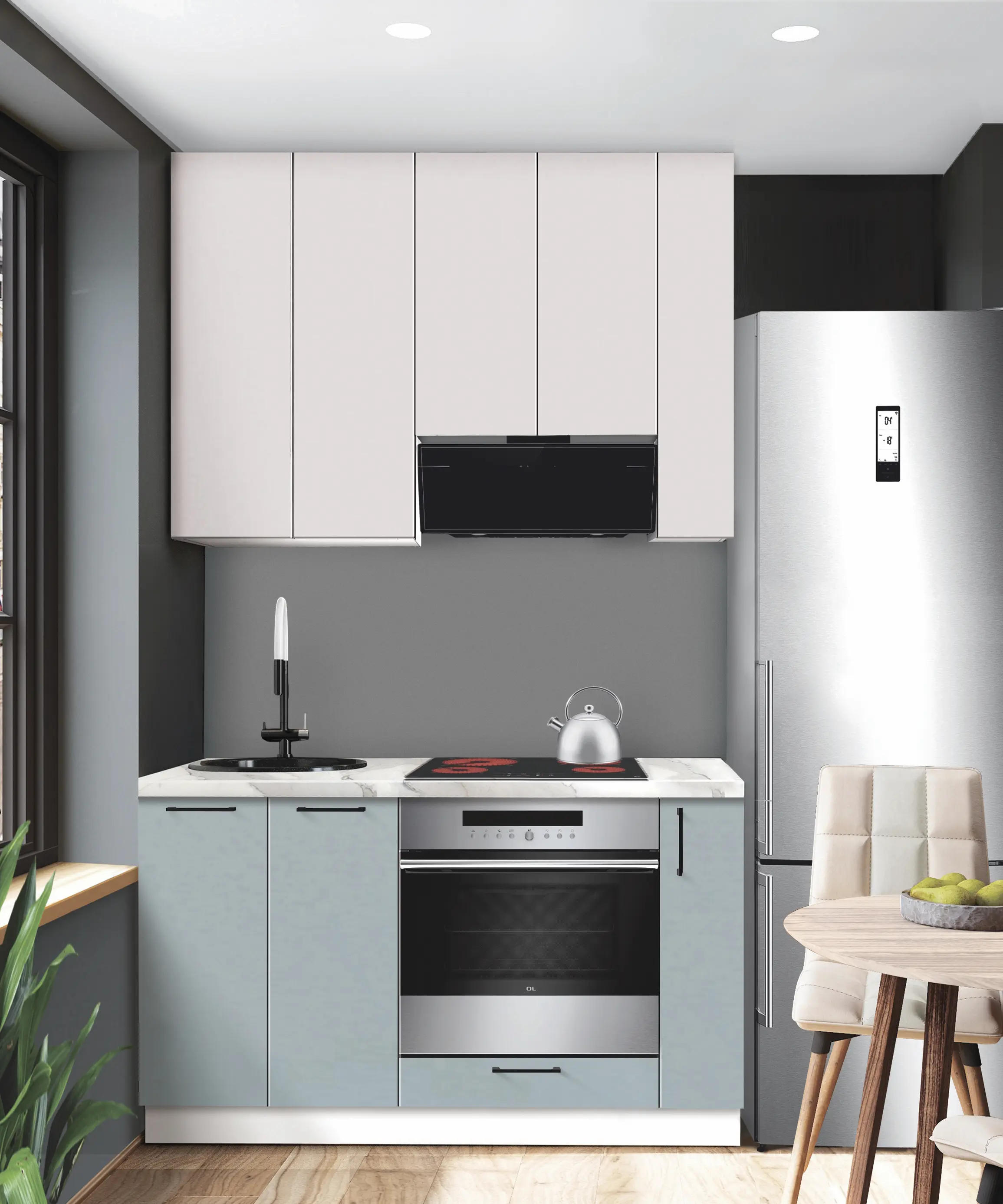 Bucatarie modulara Modern Bono 1 H110 1.4m