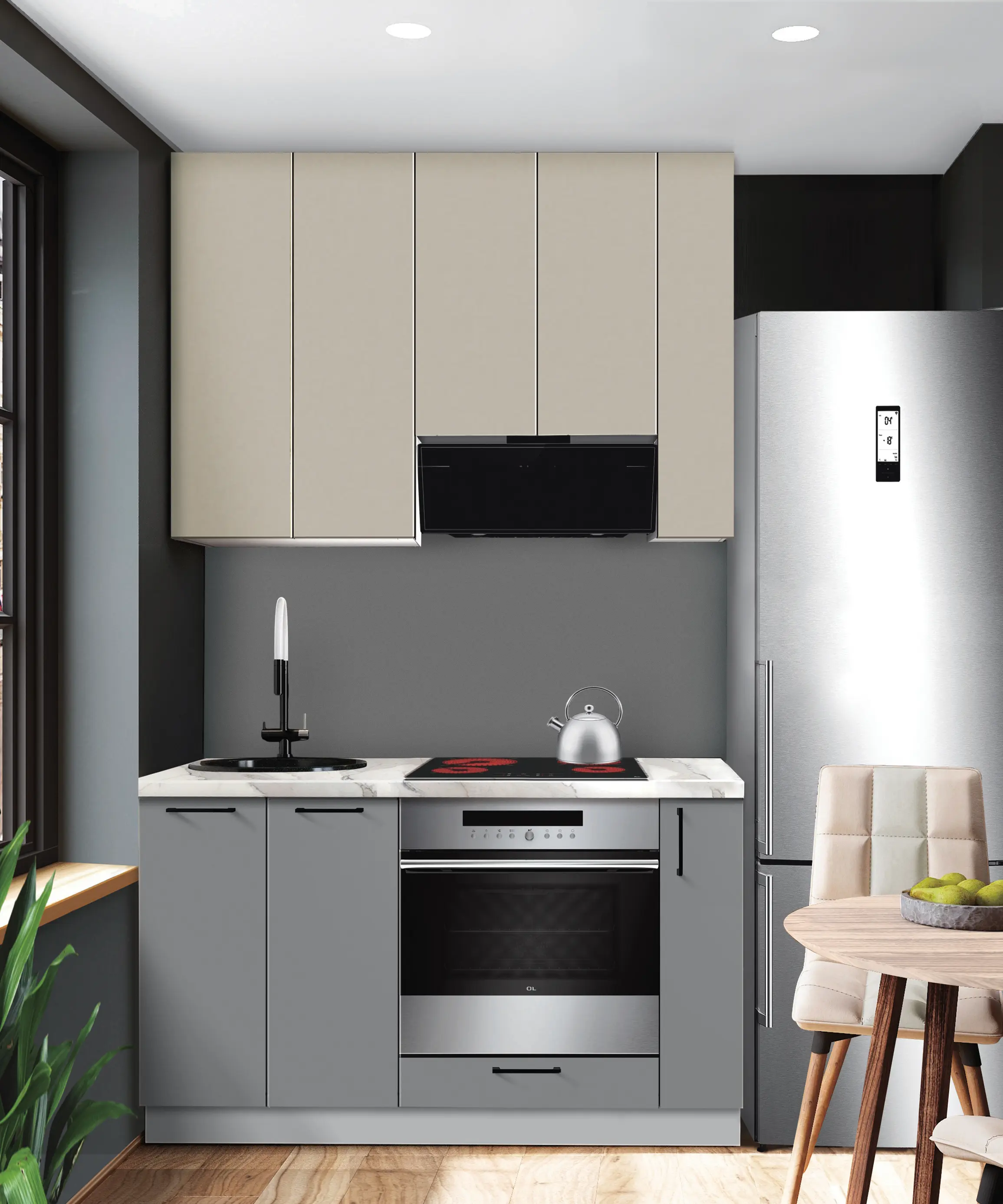 Bucatarie modulara Modern Bono 1 H110 1.4m