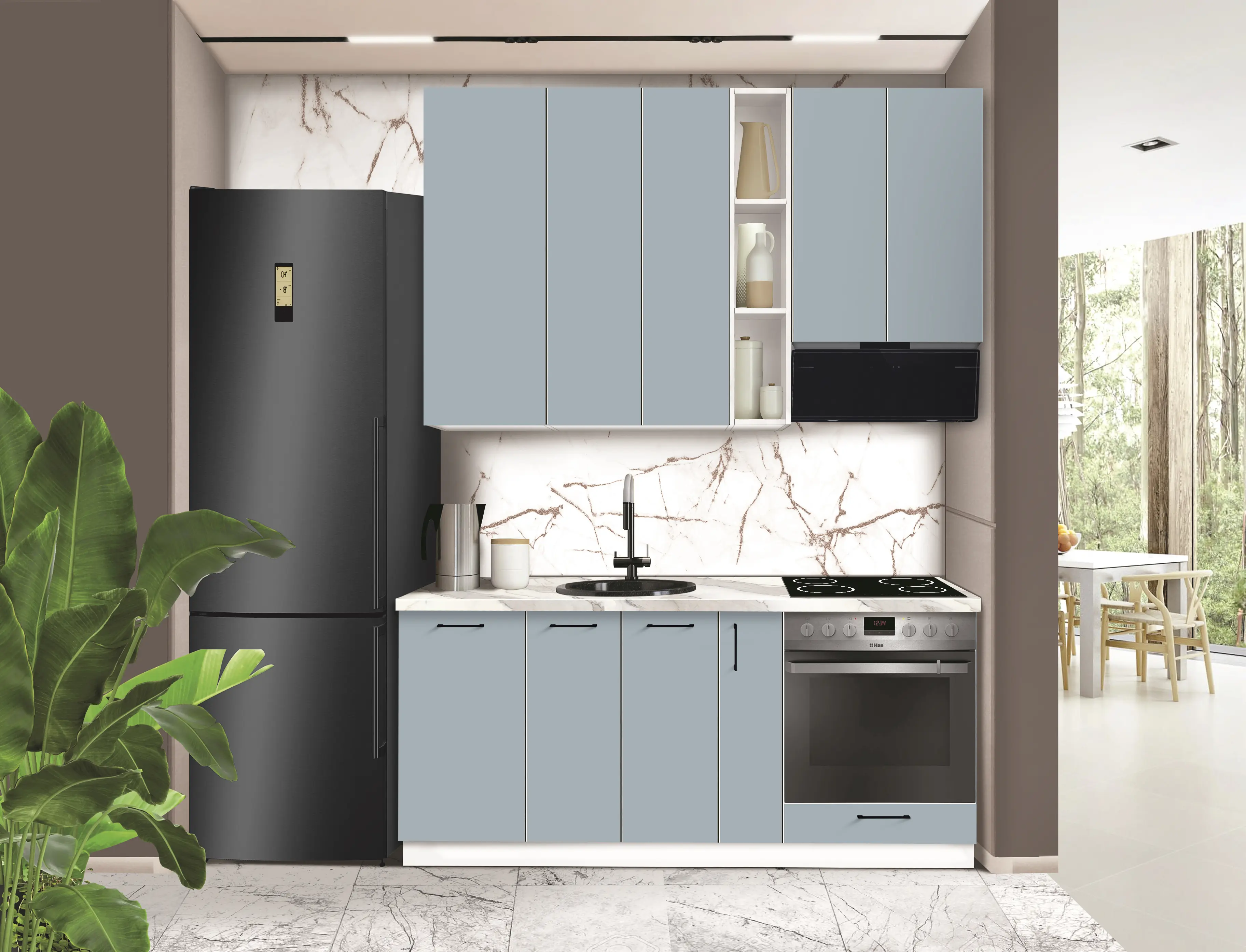 Модульная кухня Modern Bono 1 H110 1.8м