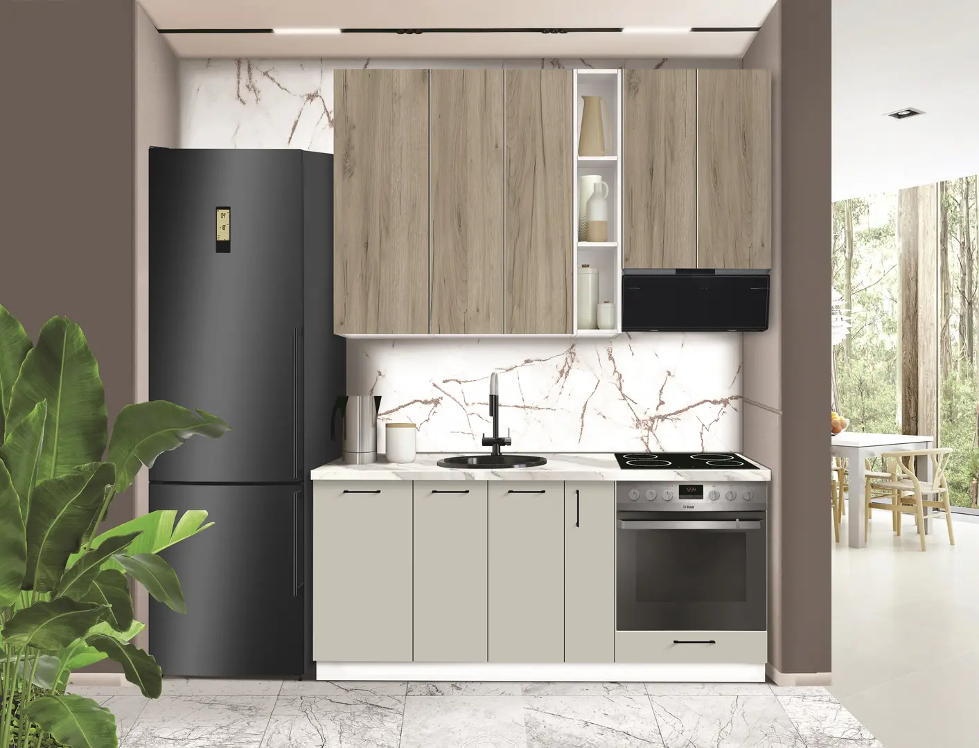 Модульная кухня Modern Bono 1 H110 1.8м