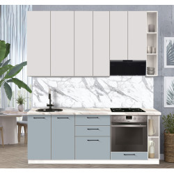 Bucatarie modulara Modern Bono 1 H110 2.2m