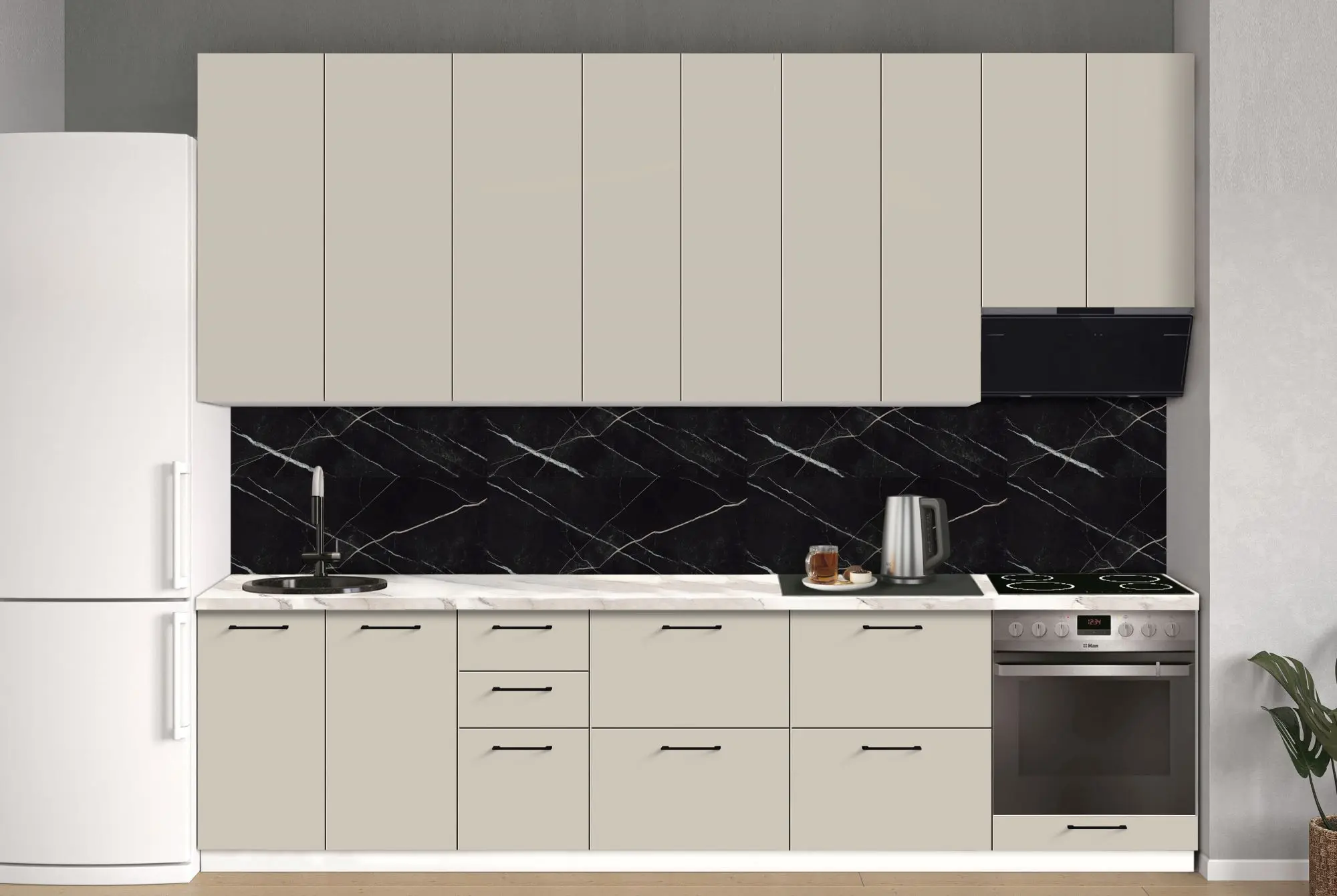 Bucatarie modulara Modern Bono 1 H110 3.0m