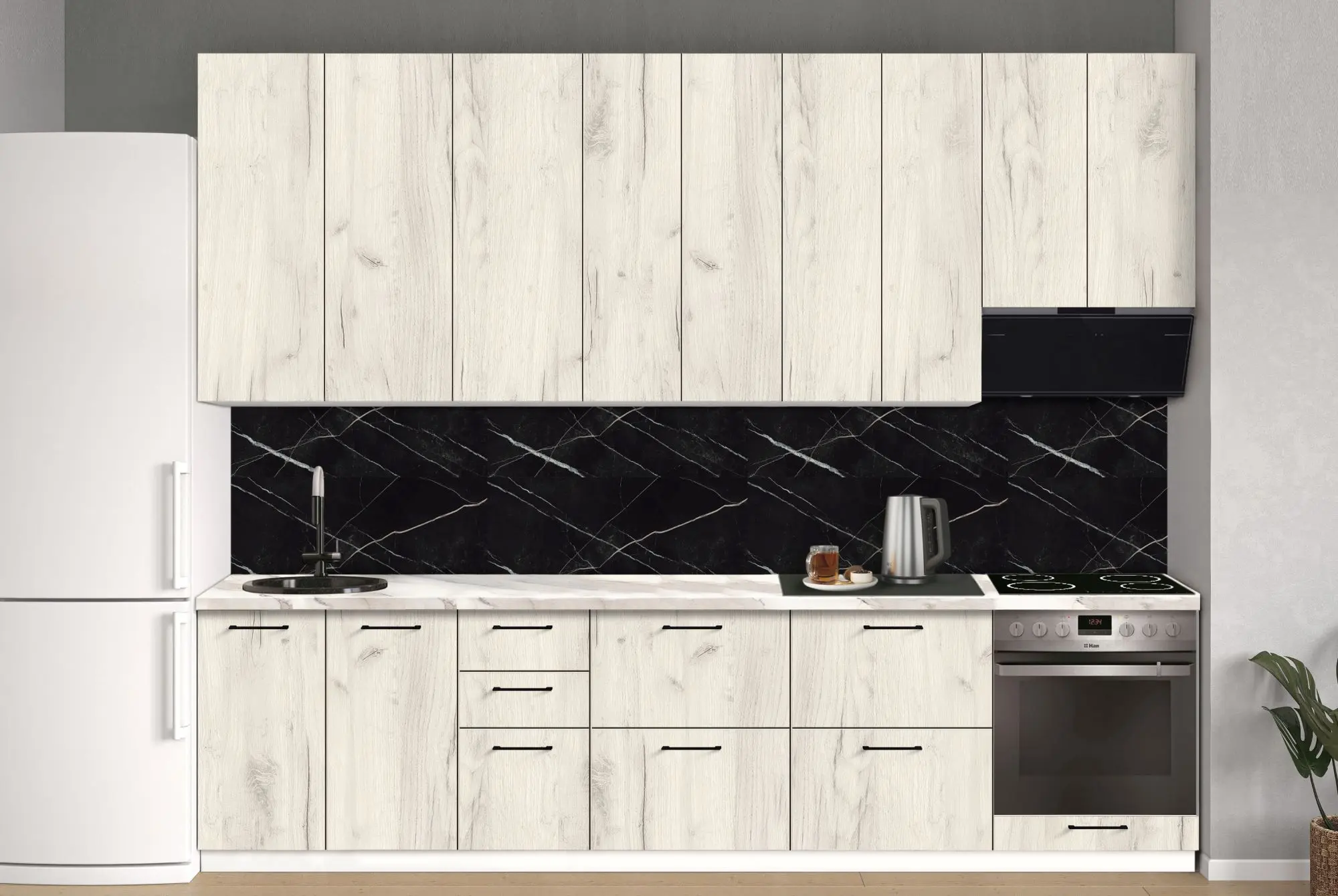 Bucatarie modulara Modern Bono 1 H110 3.0m