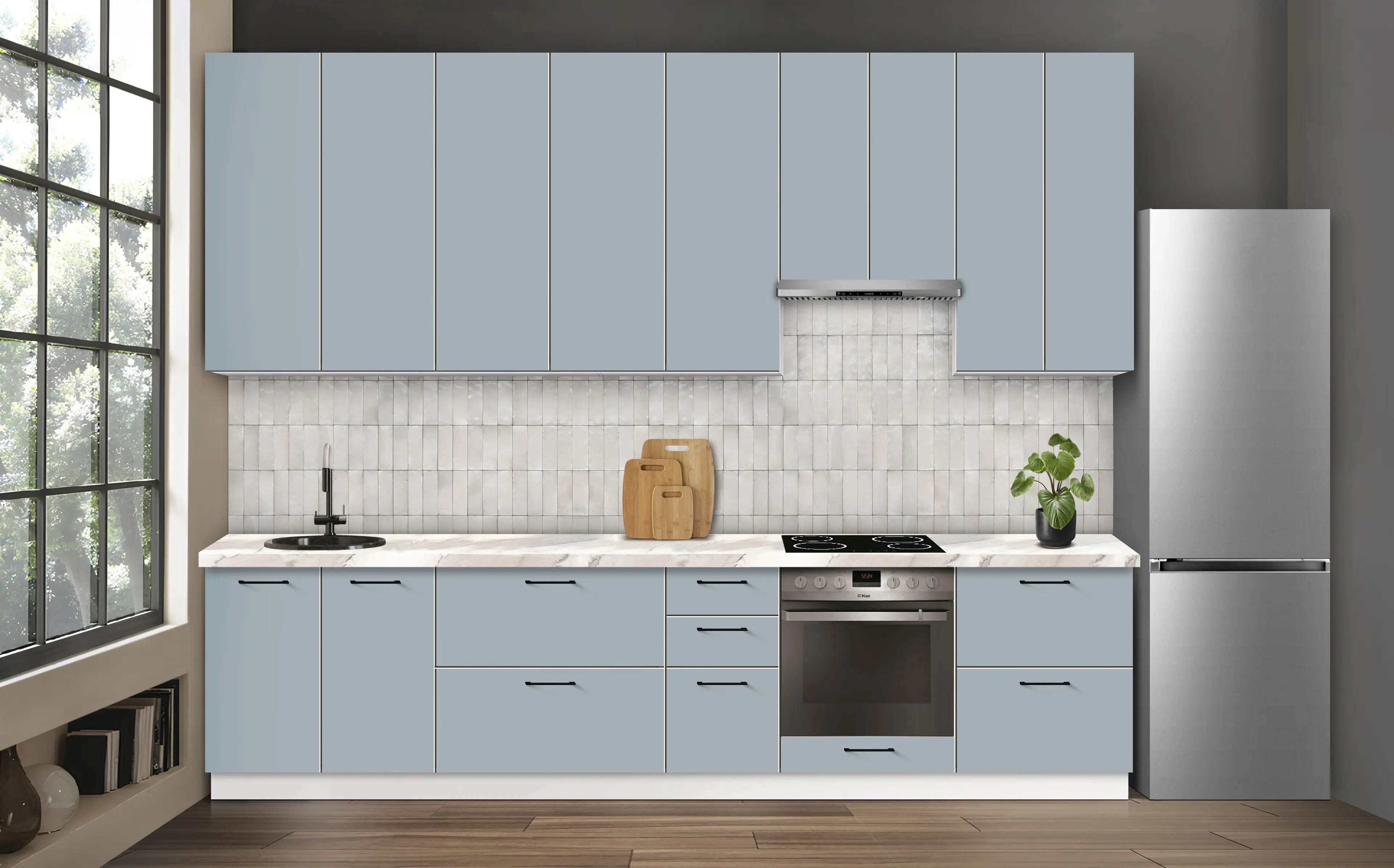 Bucatarie modulara Modern Bono 1 H110 3.2m