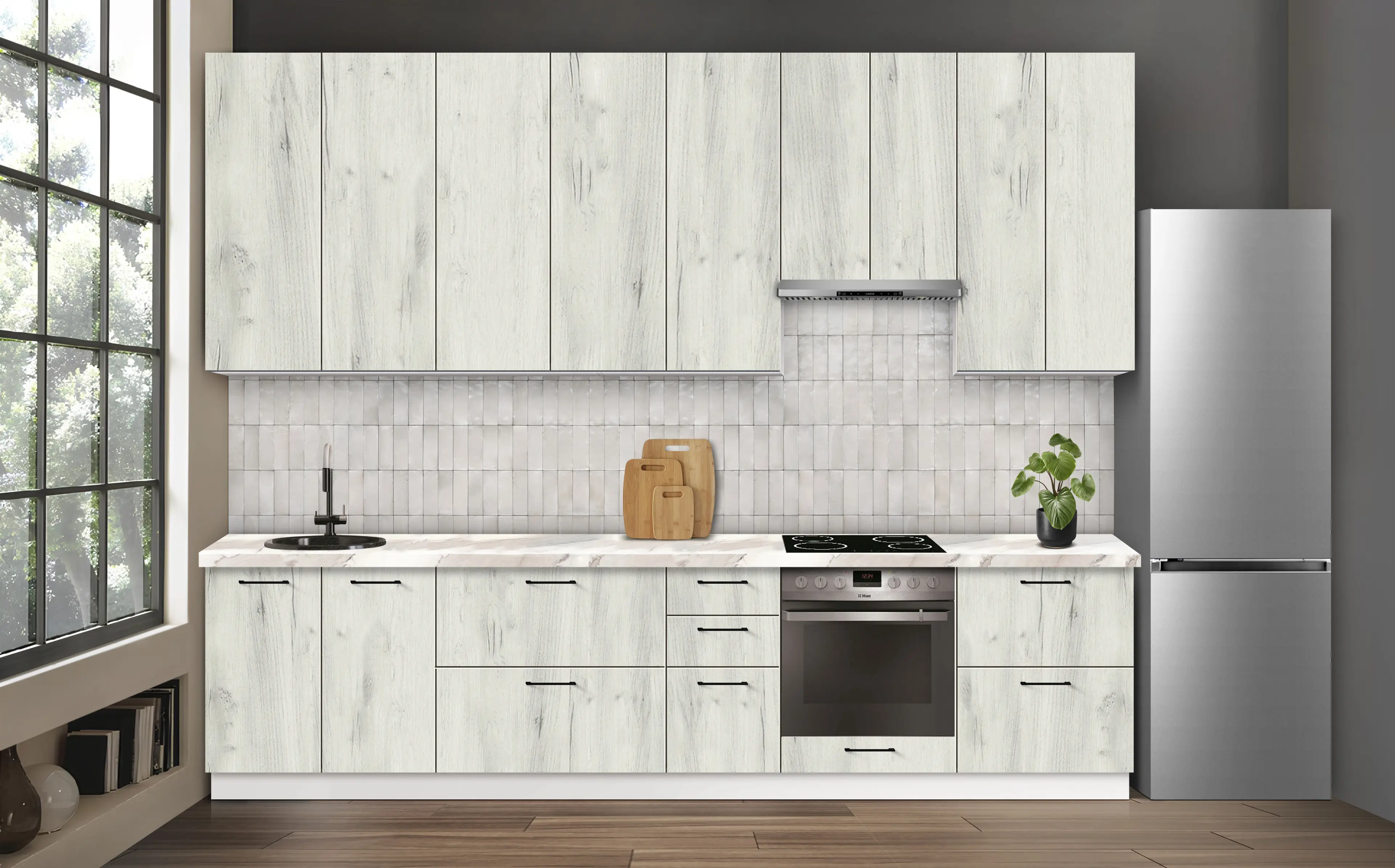 Bucatarie modulara Modern Bono 1 H110 3.2m