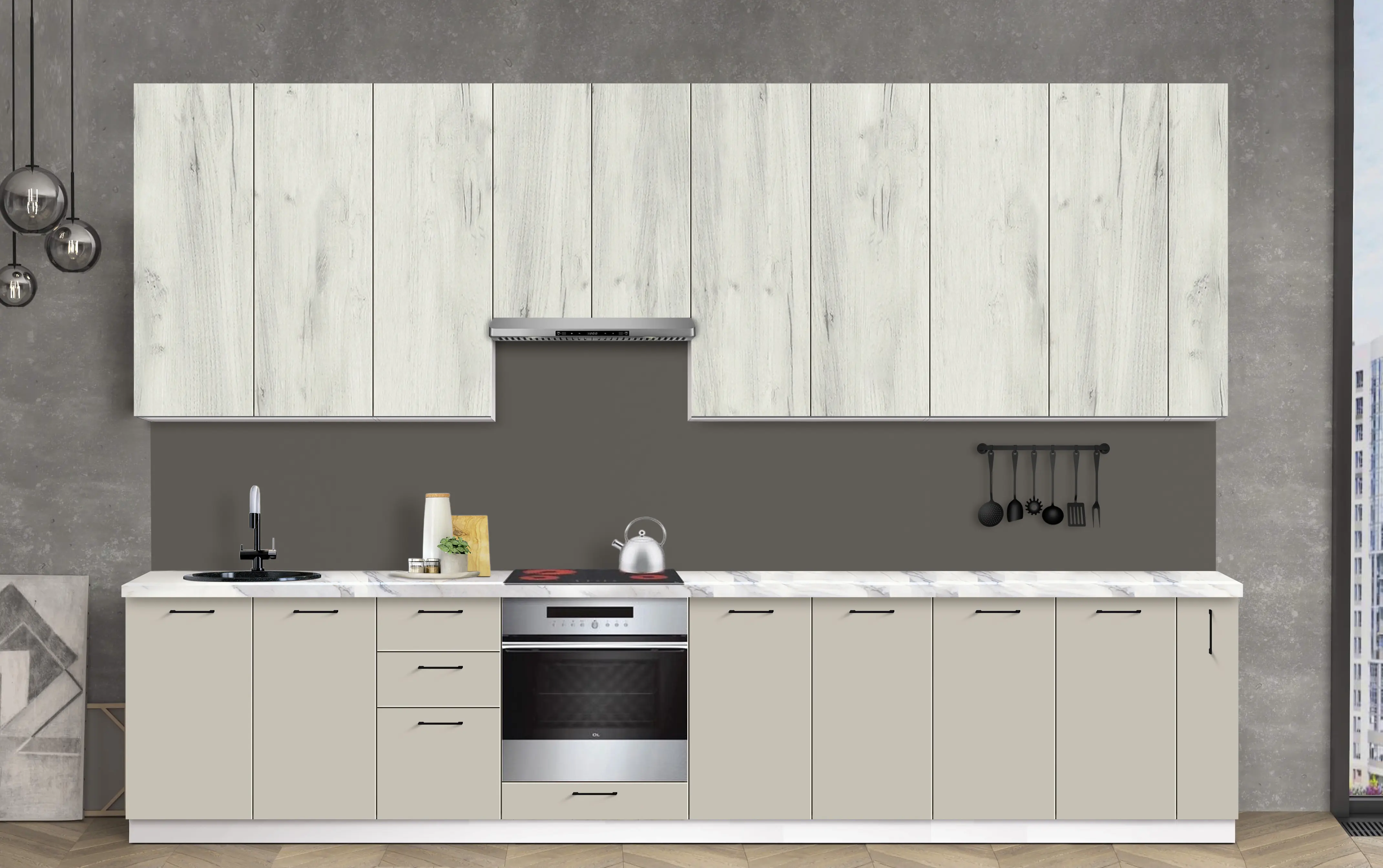 Модульная кухня Modern Bono 1 H110 3.6м