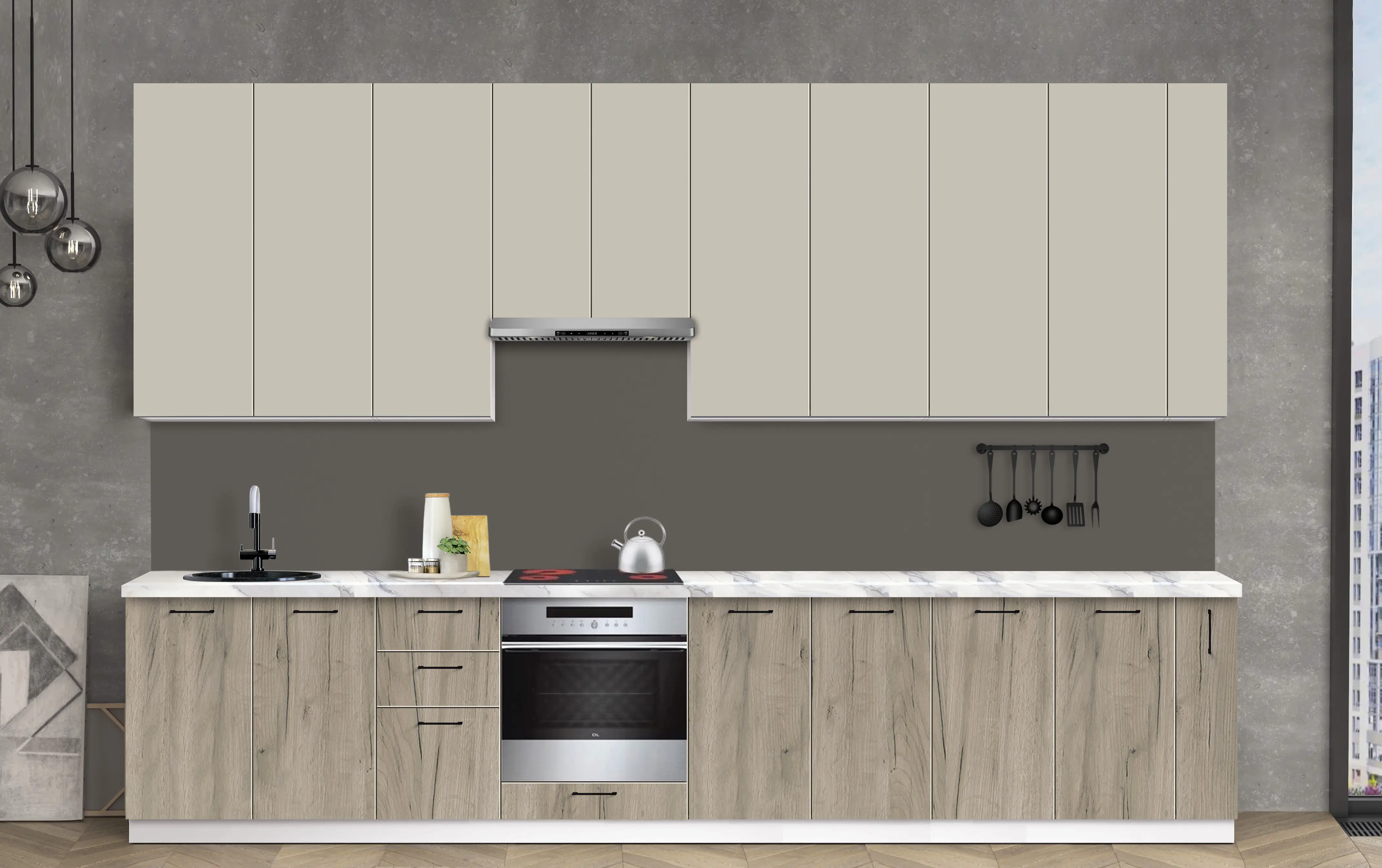 Модульная кухня Modern Bono 1 H110 3.6м