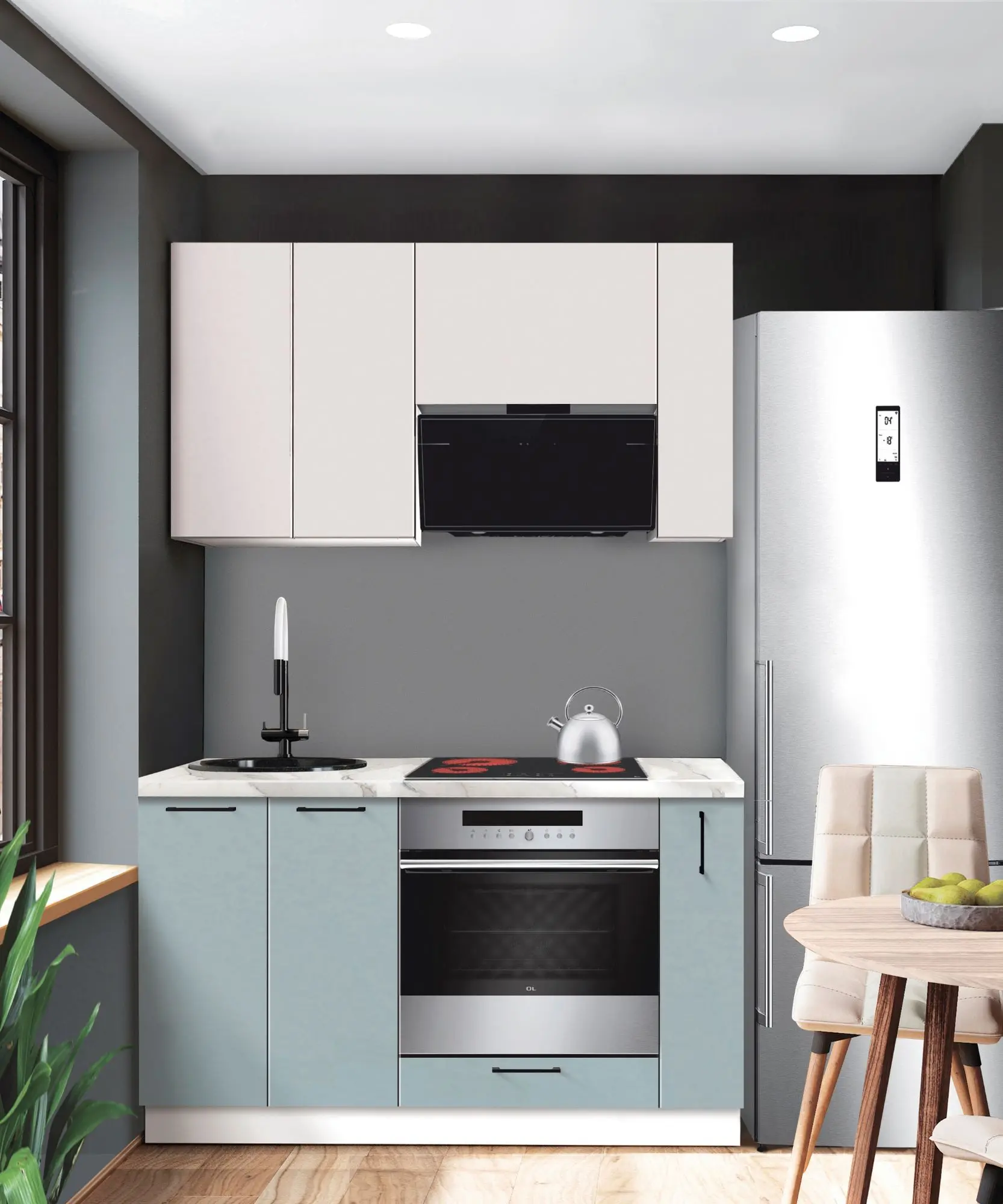 Bucatarie modulara Modern Bono 1 H68 1.4m