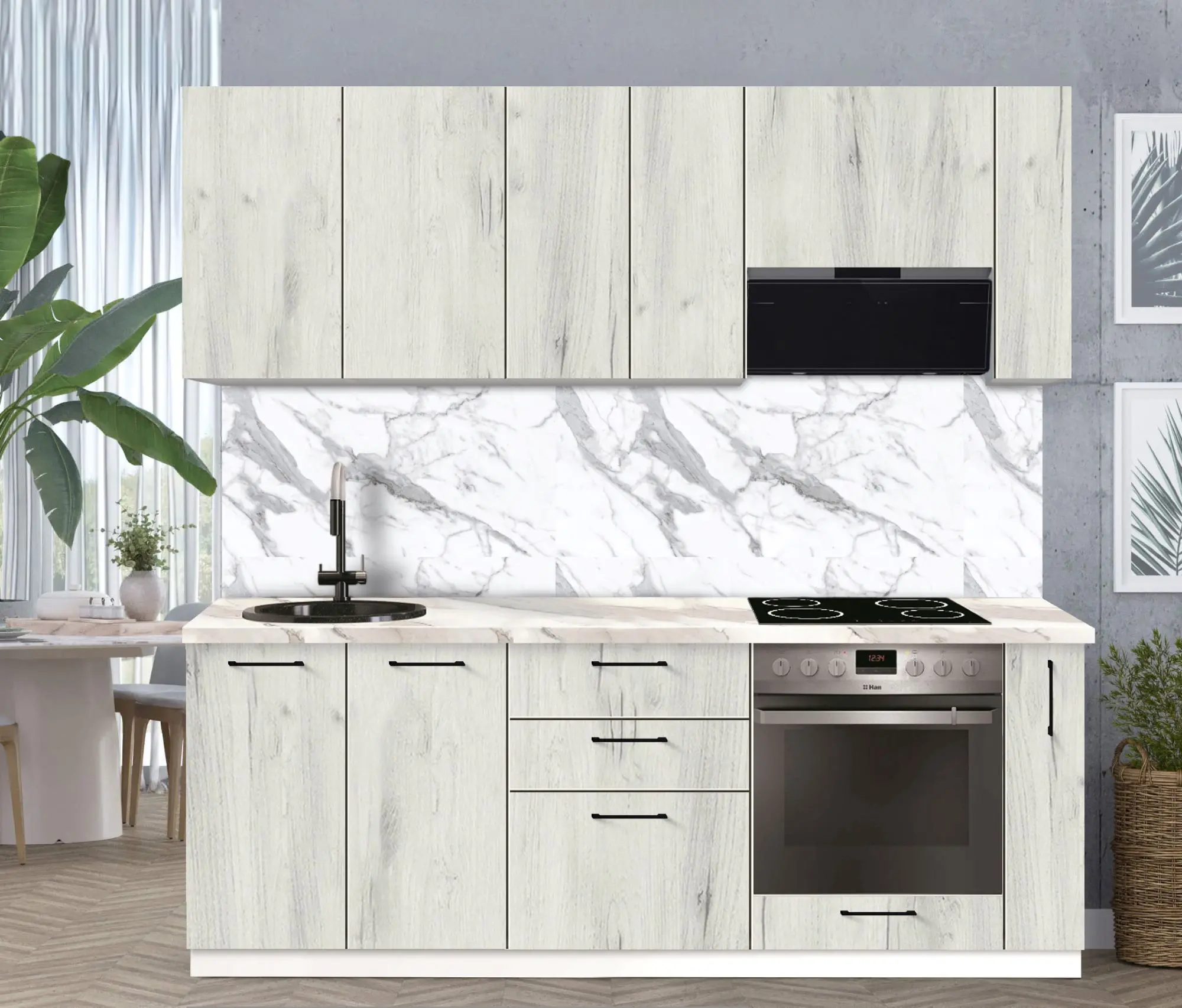 Модульная кухня Modern Bono 1 H68 2.2m