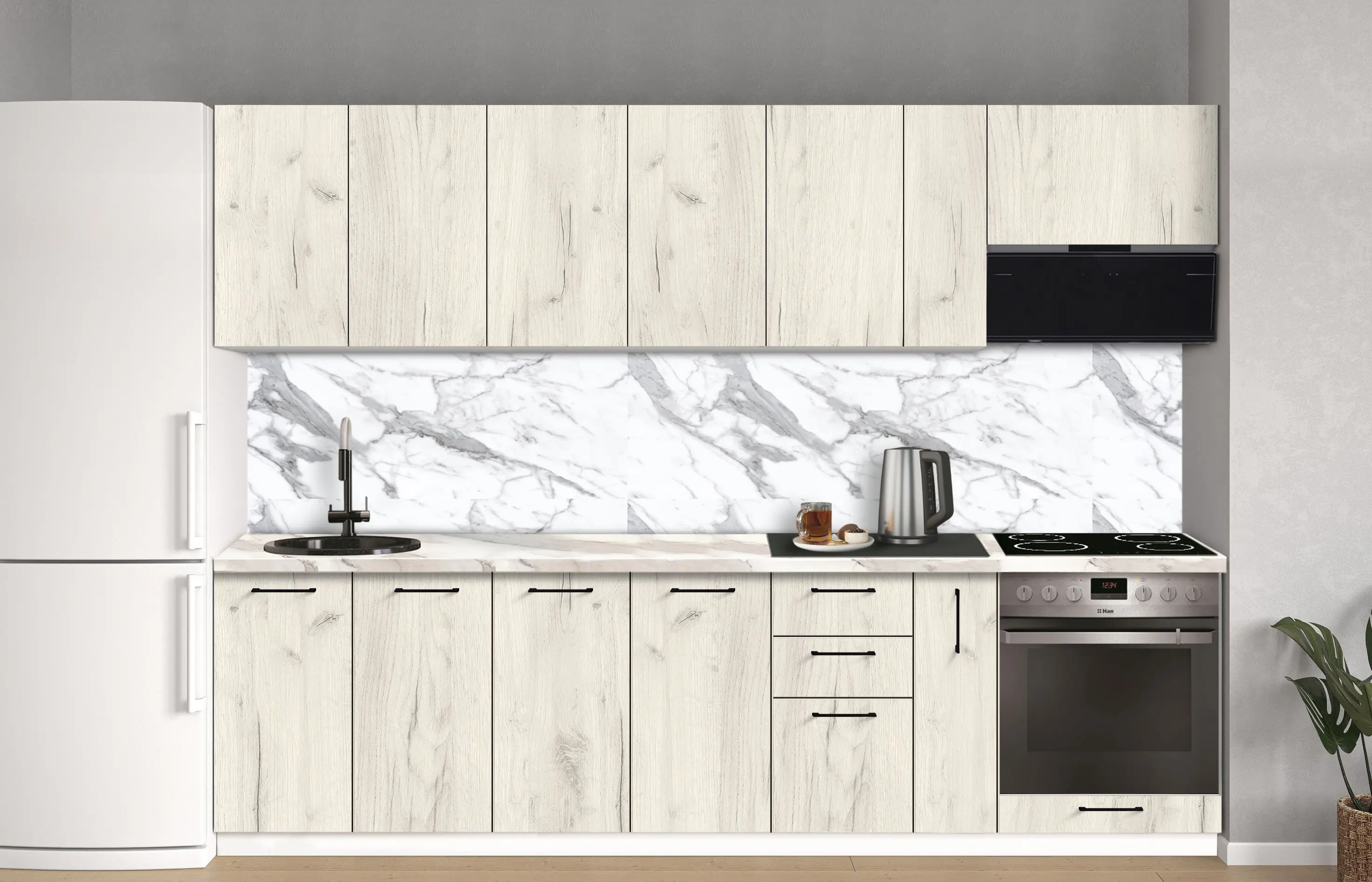 Bucatarie modulara Modern Bono 1 H68 2.8m